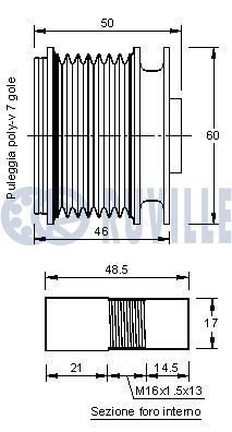 SISTEM ROATA LIBERA GENERATOR RUVILLE 542148 1