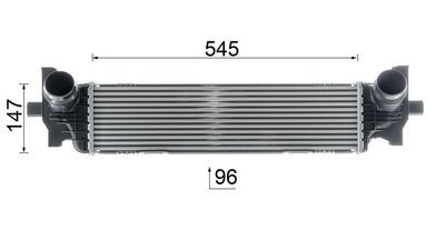 INTERCOOLER COMPRESOR MAHLE CI660000P 10