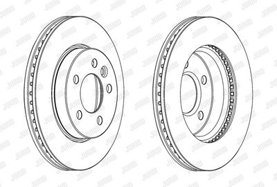 BREMSSCHEIBE JURID 562722JC 1