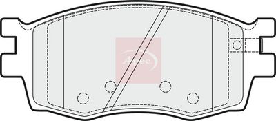 APEC Brake Pad Set, disc brake PAD1491
