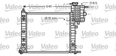 Радиатор, охлаждение двигателя VALEO 734668 для MERCEDES-BENZ VITO