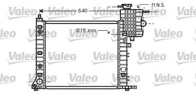 Радиатор, охлаждение двигателя VALEO 734668 для MERCEDES-BENZ V-CLASS