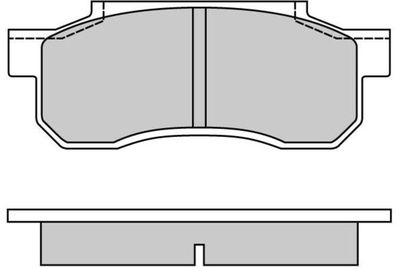 Комплект тормозных колодок, дисковый тормоз E.T.F. 12-0292 для HONDA ACTY