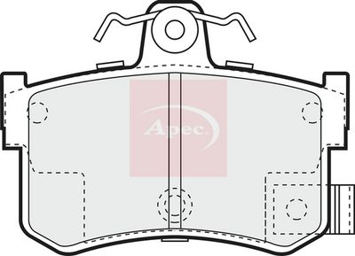 APEC Brake Pad Set, disc brake PAD834