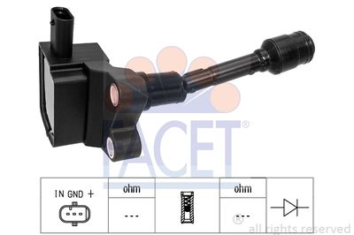 Катушка зажигания FACET 9.6519 для FORD C-MAX