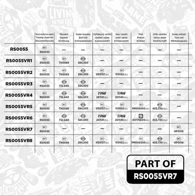 CHIT LANT DE DISTRIBUTIE ET ENGINETEAM RS0055VR7 1