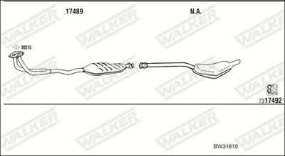 Изпускателна система WALKER BW31810
