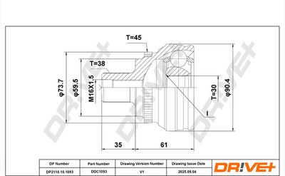 GELENKSATZ ANTRIEBSWELLE