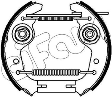 Комплект тормозных колодок CIFAM 151-239 для FIAT 850