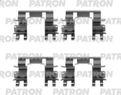 Комплектующие, колодки дискового тормоза PATRON PSRK1157 для HONDA PRELUDE