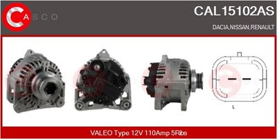Generator CASCO CAL15102AS