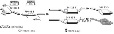 SISTEM DE ESAPAMENT ERNST 030954