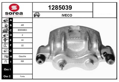 BREMSSATTEL SNRA 1285039