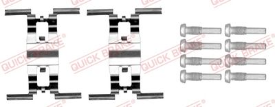 комплект принадлежности, дискови накладки QUICK BRAKE 109-0230