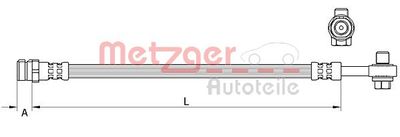 Тормозной шланг METZGER 4111477 для VW T-ROC