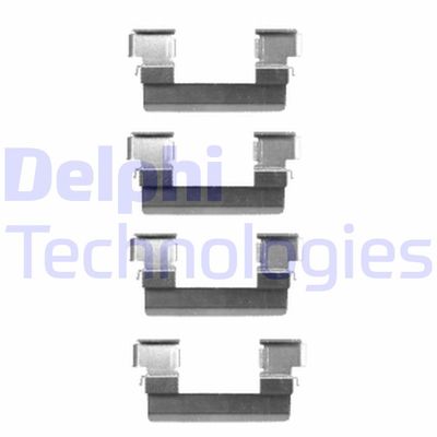 Комплектующие, колодки дискового тормоза DELPHI LX0466 для CHEVROLET TRANS