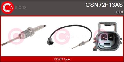 SENZOR TEMPERATURA GAZE EVACUARE