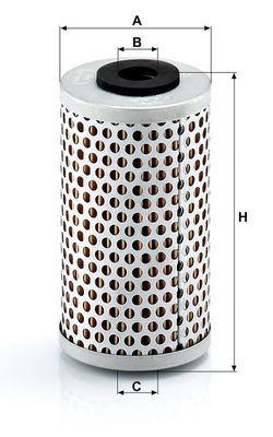 Hidraulični filter, upravljanje MANN-FILTER H 601/6 (10)