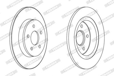 DISC FRANA FERODO DDF1227C 1