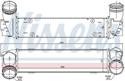 INTERCOOLER COMPRESOR NISSENS 96595 4