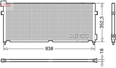 DENSO Kondensator, Klimaanlage