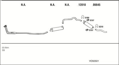 ABGASANLAGE WALKER VO50501