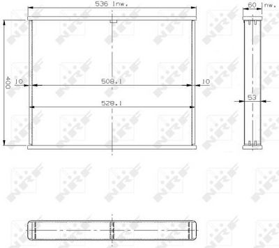 RETEA RADIATOR RACIRE MOTOR NRF 13954 1