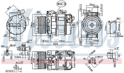 COMPRESOR CLIMATIZARE NISSENS 89595 4