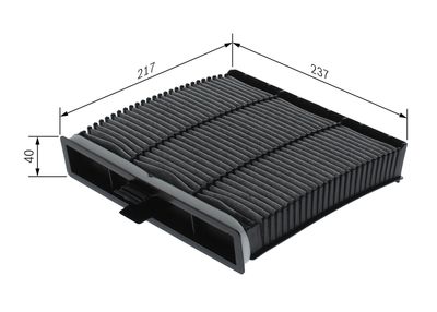 FILTER INNENRAUMLUFT BOSCH 1987432394 4