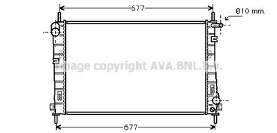 Радиатор, охлаждение двигателя AVA QUALITY COOLING FDA2336 для FORD MONDEO