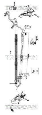хидравличен маркуч, кормилно управление TRISCAN 8516 11041