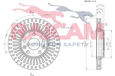 DISC FRANA RAICAM RD00705 2