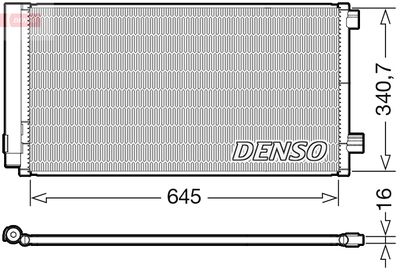 DENSO DCN06020 Радиатор кондиционера  для FIAT 500X (Фиат 500x)