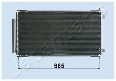 Конденсатор, кондиционер JAPANPARTS CND193018 для HONDA CR-V