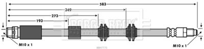 BORG & BECK BBH7775 Тормозной шланг  для BMW X1 (Бмв X1)