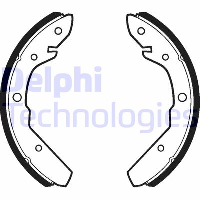 Комплект тормозных колодок DELPHI LS1286 для VW TRANSPORTER