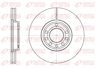Тормозной диск REMSA 6689.10 для LADA RIVA