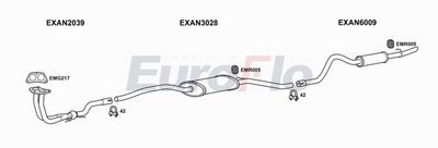 Układ wydechowy EUROFLO ANMAE131004A00