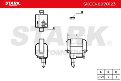 запалителна бобина STARK SKCO-0070123