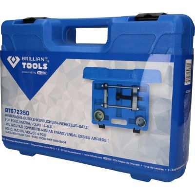 Brilliant Tools BT672350 Sada nářadí na pouzdra příčných ramen zadních náprav, 4-dílná