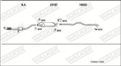 SISTEM DE ESAPAMENT WALKER VWK017364