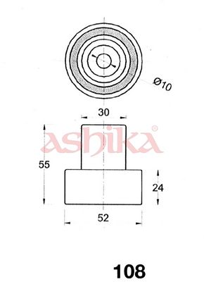MECANISM TENSIONARE CUREA DISTRIBUTIE ASHIKA 4501108 1
