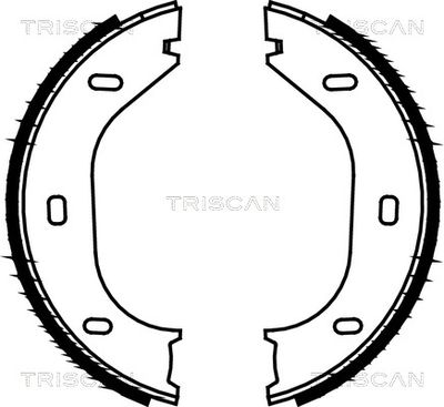 TRISCAN Bremsbackensatz, Feststellbremse