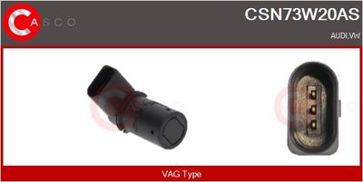 SENSOR AJUTOR PARCARE CASCO CSN73W20AS