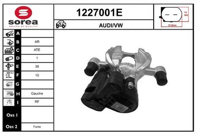 BREMSSATTEL SNRA 1227001E