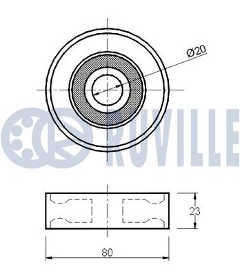 ROLA GHIDARE/CONDUCERE CUREA TRANSMISIE RUVILLE 540164 1