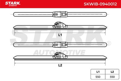 перо на чистачка STARK SKWIB-0940012