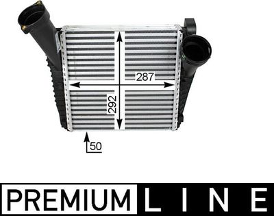 Intercooler, inlaatluchtkoeler - CI77000P - MAHLE