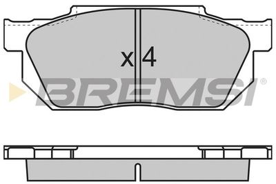 Комплект тормозных колодок, дисковый тормоз BREMSI BP2501 для HONDA PRELUDE