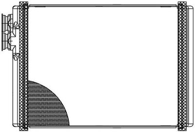 LUZAR LRh 1880 Радиатор печки  для AUDI Q5 (Ауди Q5)
